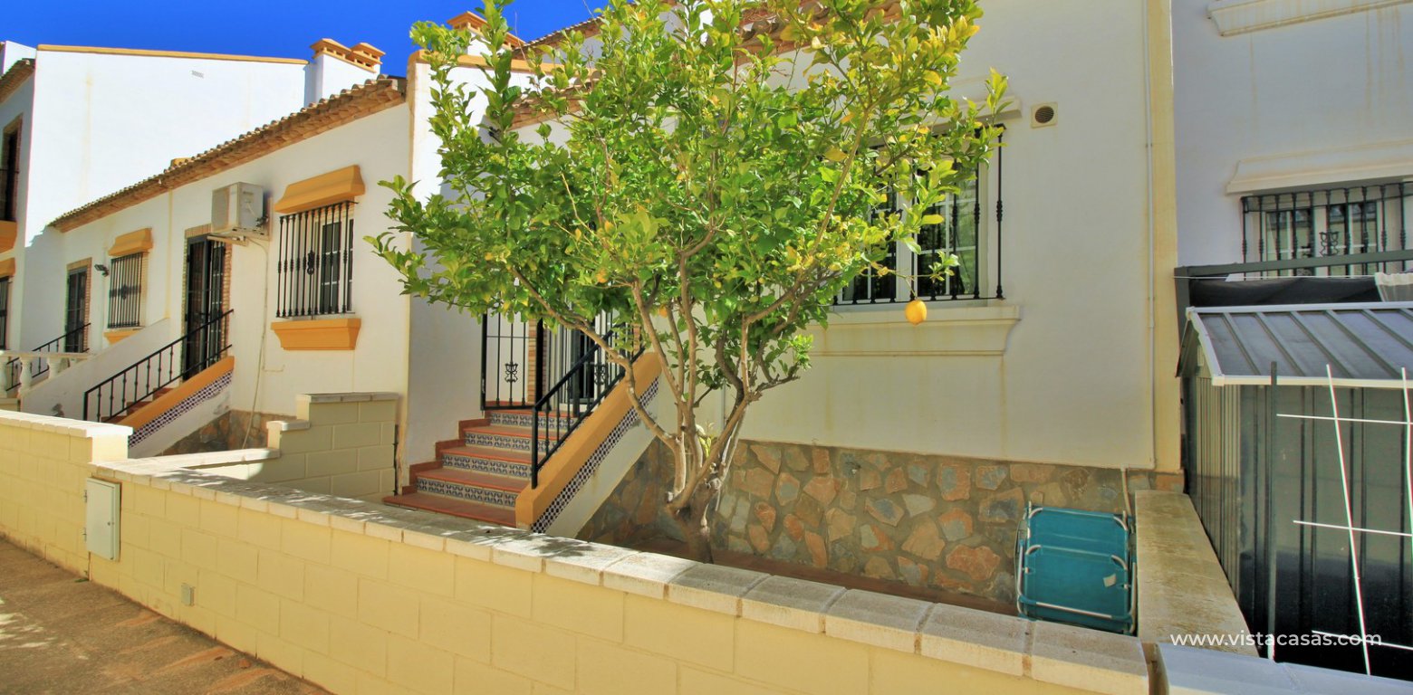 Lola bungalow overlooking the pool for sale R19 Los Dolses rear terrace