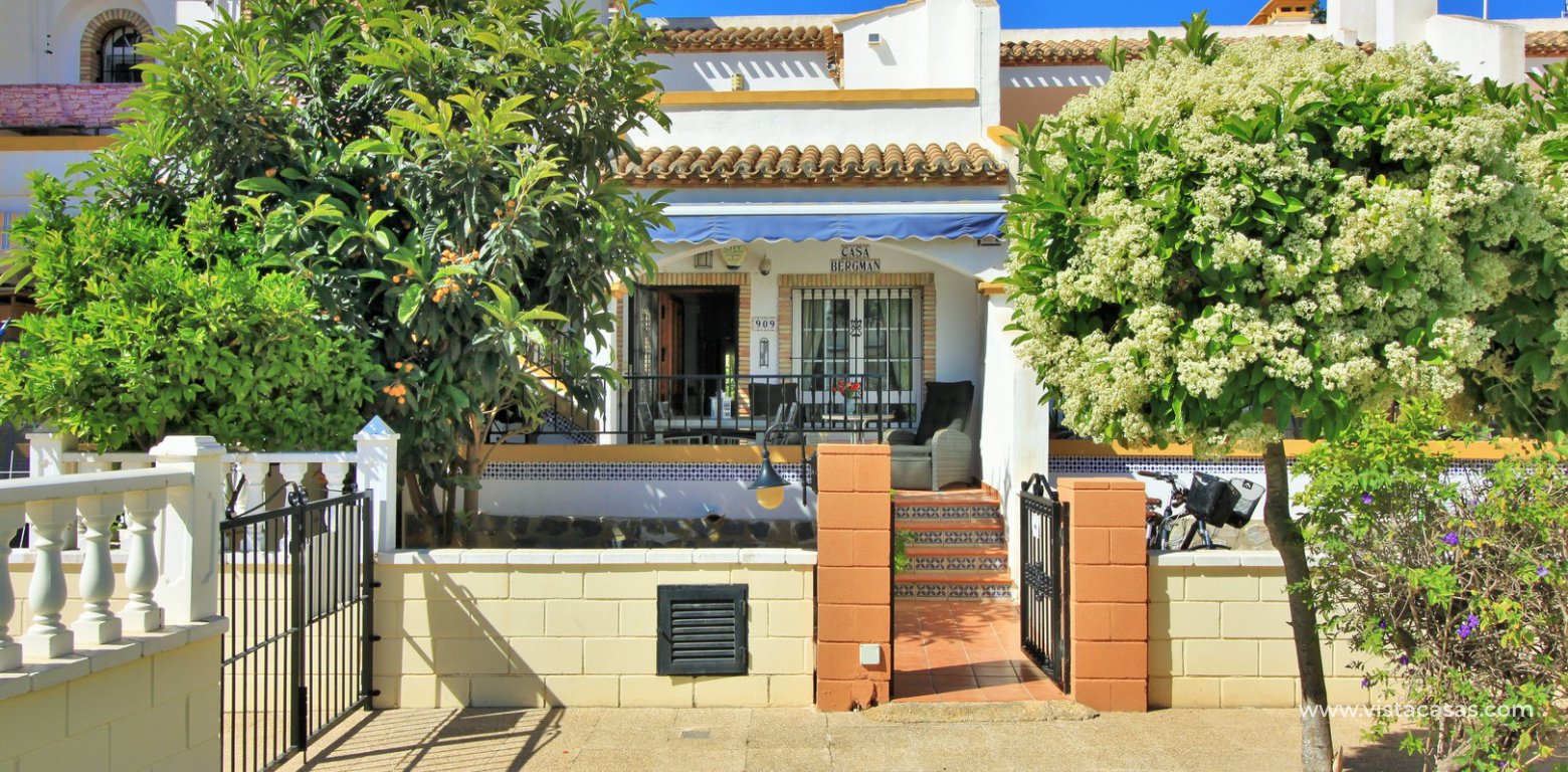 Lola bungalow overlooking the pool for sale R19 Los Dolses front exterior