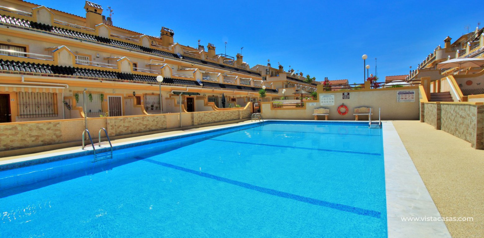 South facing 3 bedroom townhouse for sale Amapolas VII Playa Flamenca pool 2