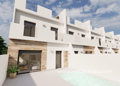 Maison Mitoyenne - Nouvelle Construction - Los Alcazares - V-33353