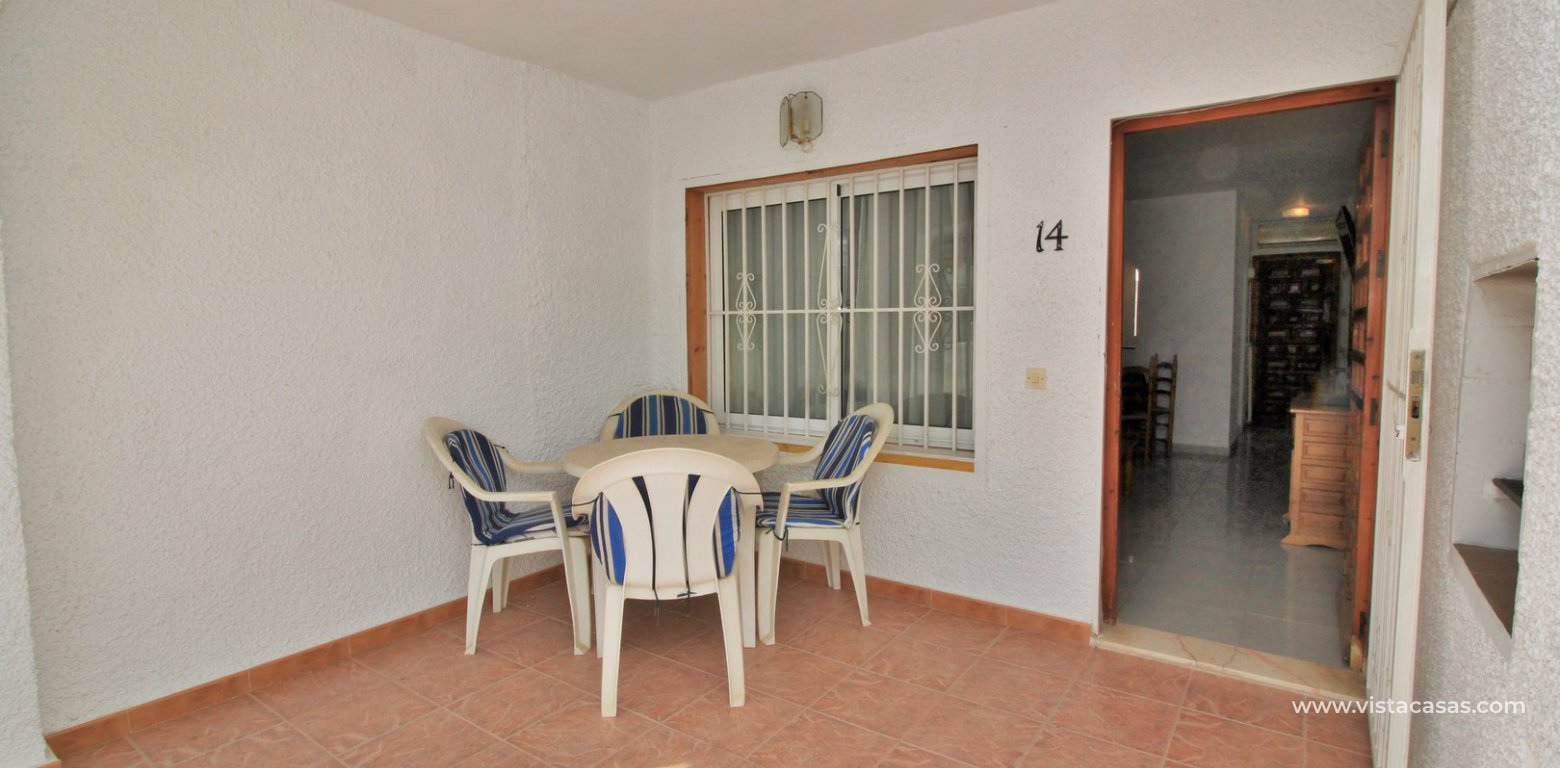 Townhouse for sale La Rosaleda Torrevieja porch