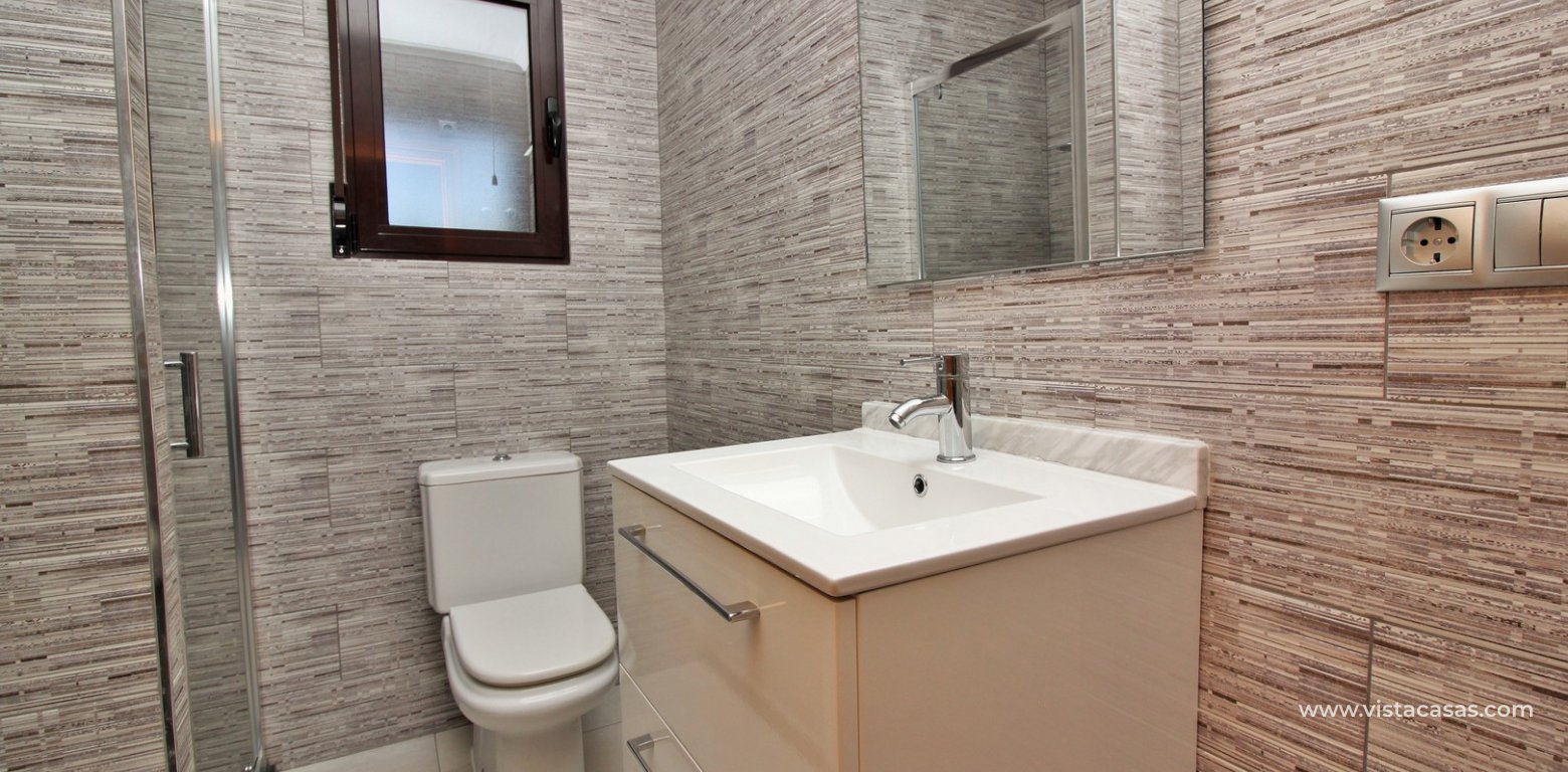 Modern 5 bedroom detached villa with private pool and large plot for sale Villamartin downstairs bathroom