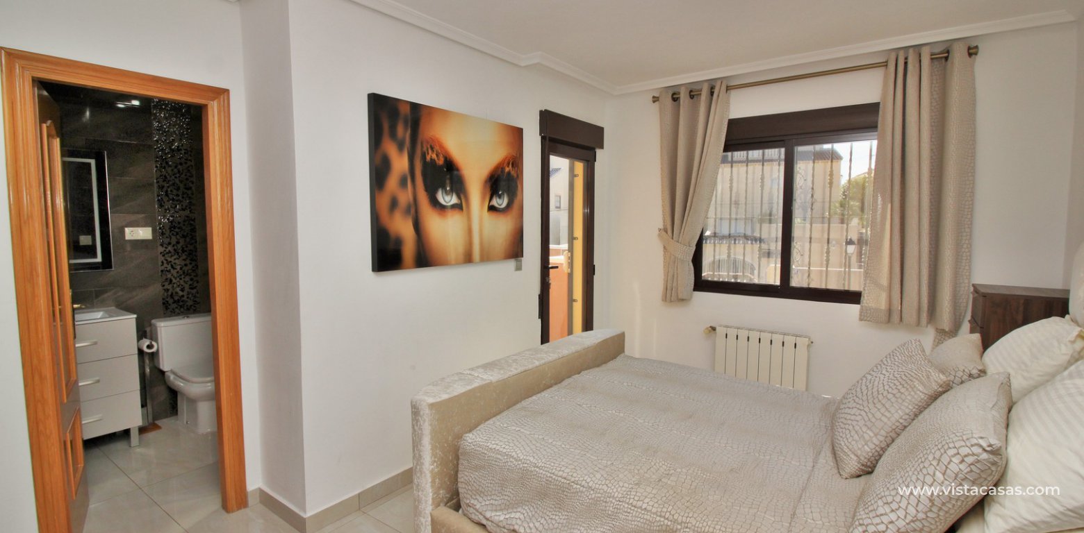 Modern 5 bedroom detached villa with private pool and large plot for sale Villamartin master bedroom ensuite