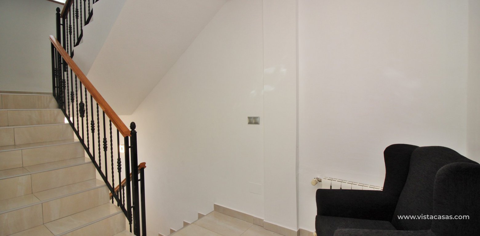 Modern 5 bedroom detached villa with private pool and large plot for sale Villamartin upstairs double bedroom landing to solarium