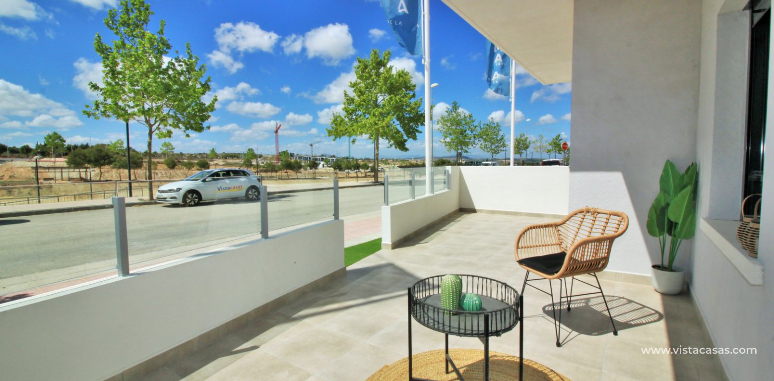 New build apartments Paradise Resort San Miguel de Salinas terrace