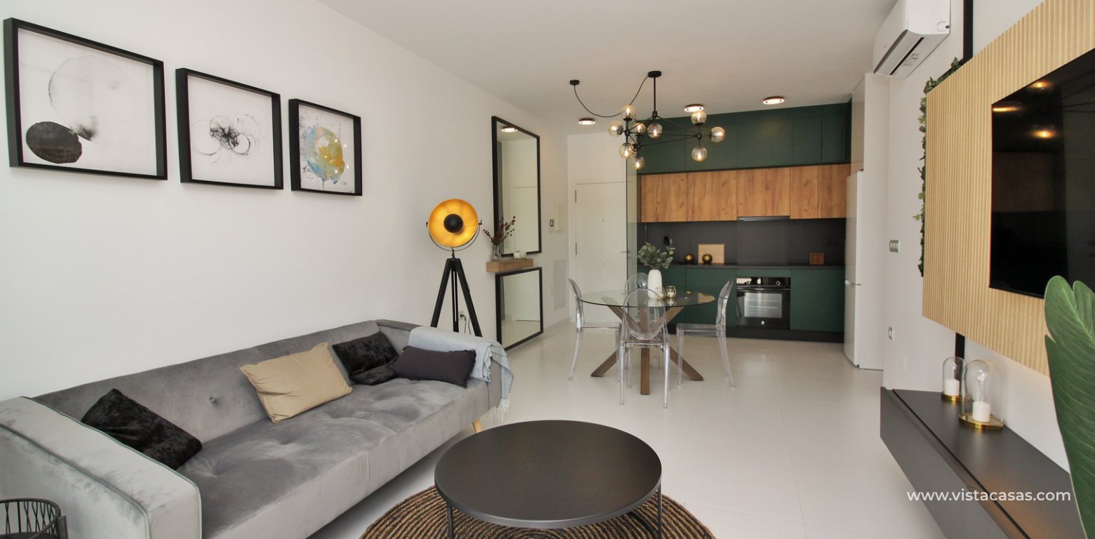 New build apartments Paradise Resort San Miguel de Salinas living room