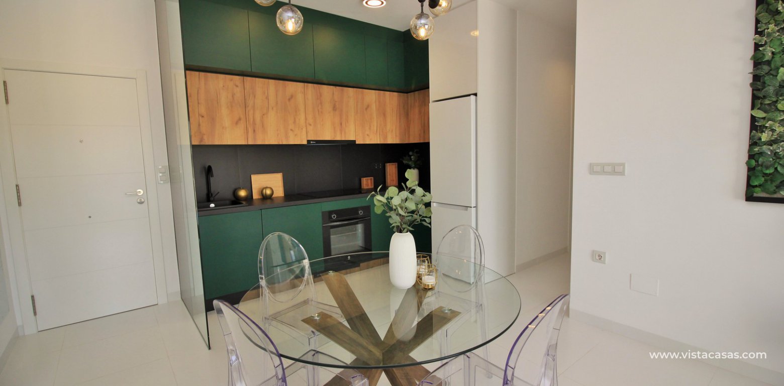 New build apartments Paradise Resort San Miguel de Salinas dining area