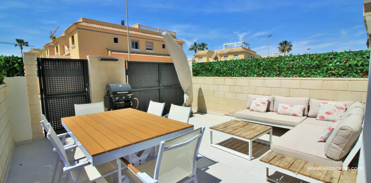 Townhouse for sale El Manantial Los Dolses front terrace