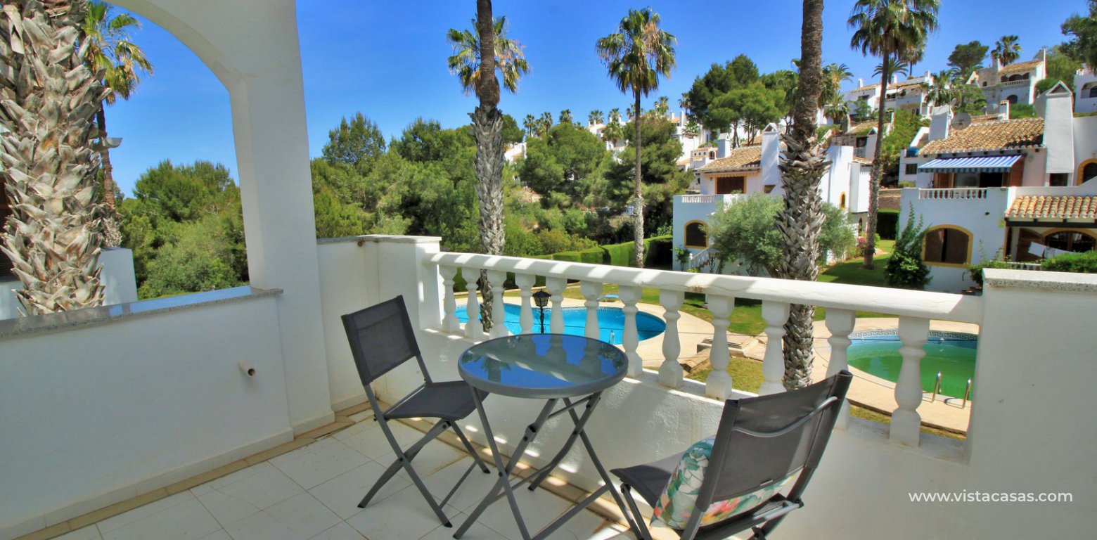 Detached villa for sale overlooking the golf course Fortuna II Villamartin south facing balcony