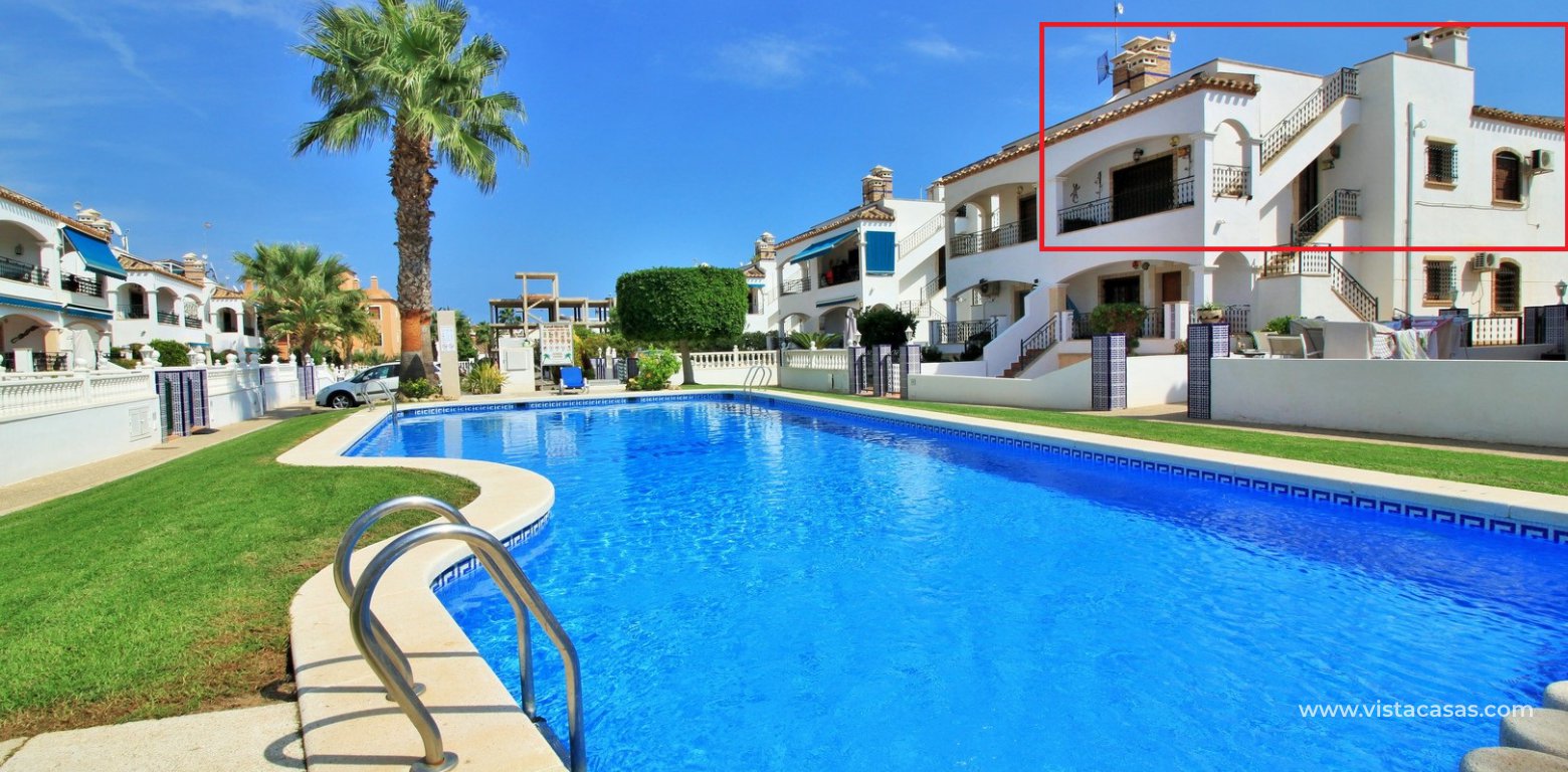Top floor apartment overlooking the pool for sale M3 Pau 8 Villamartin