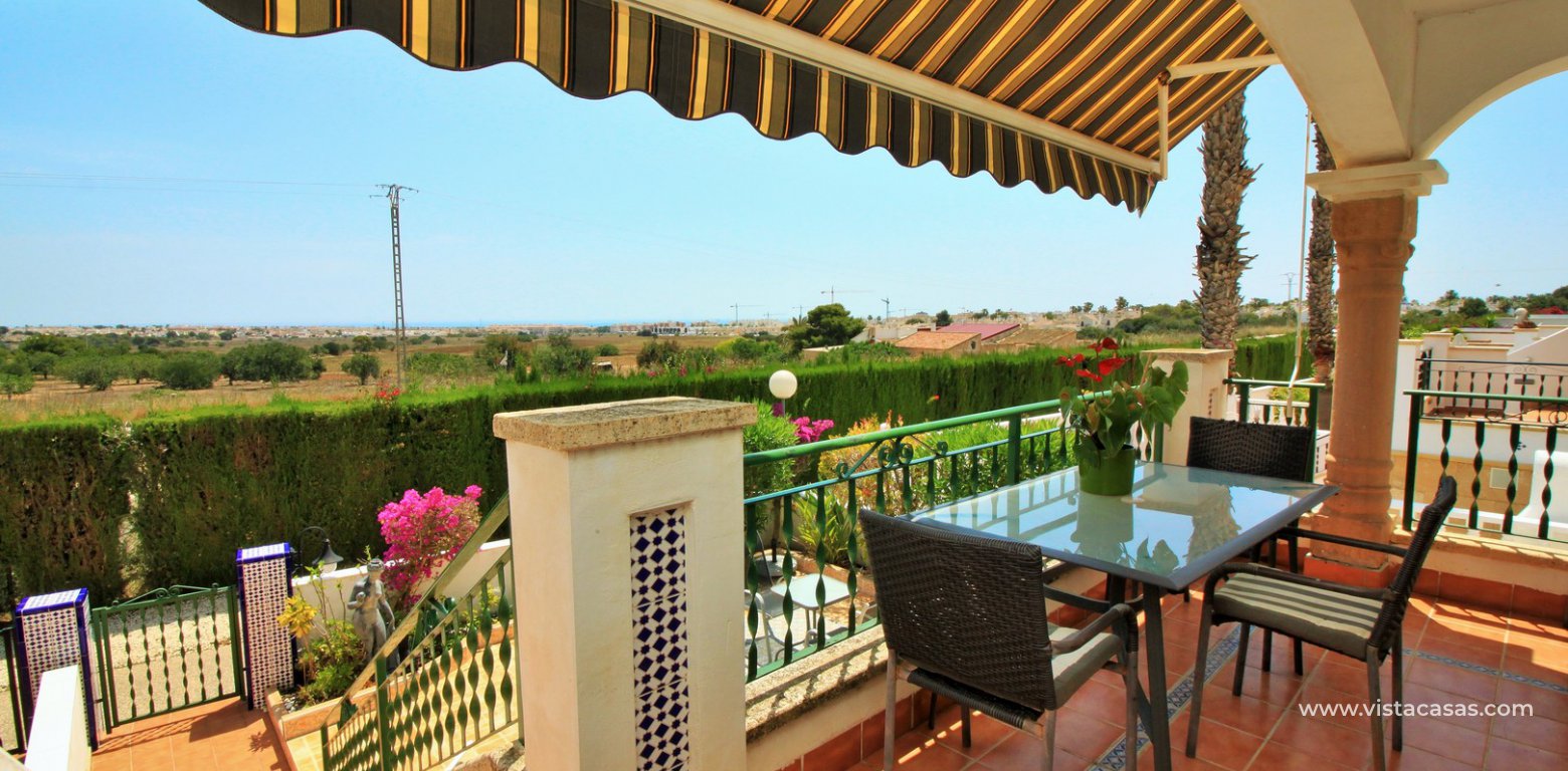 Ground floor apartment for sale R4 Las Violetas Villamartin terrace sea views