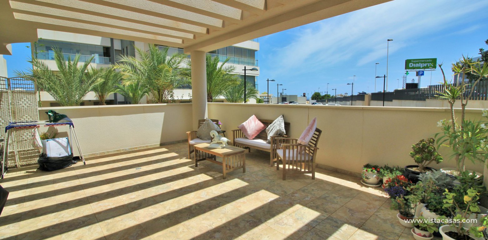 South facing ground floor apartment for sale Altos del Mediterraneo Los Dolses large terrace