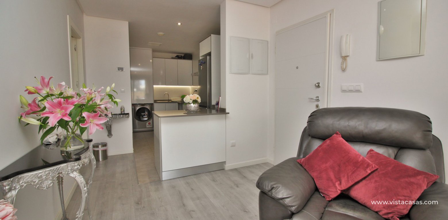 South facing ground floor apartment for sale Altos del Mediterraneo Los Dolses living area