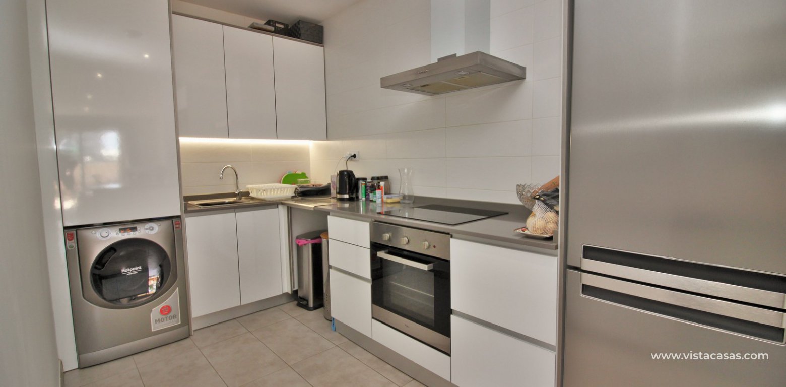 South facing ground floor apartment for sale Altos del Mediterraneo Los Dolses modern kitchen
