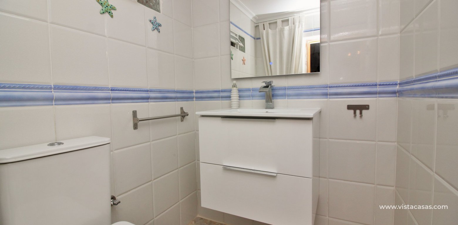 South facing villa with private pool and underbuild for sale Villamartin annex bathroom