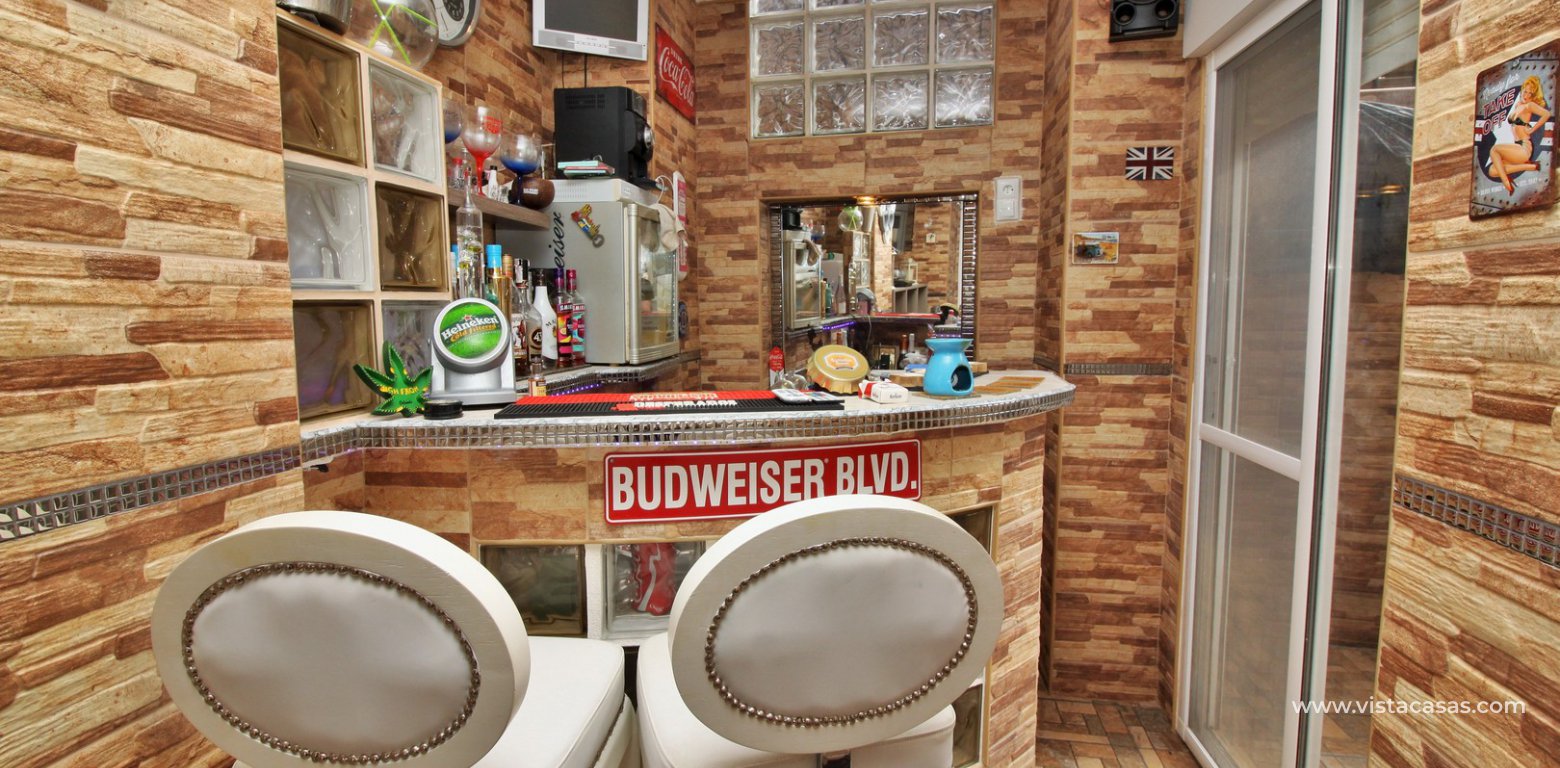 South facing villa with private pool and underbuild for sale Villamartin bar area