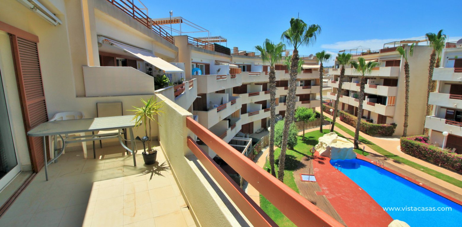 Penthouse apartment for sale El Rincon Playa Flamenca balcony pool view