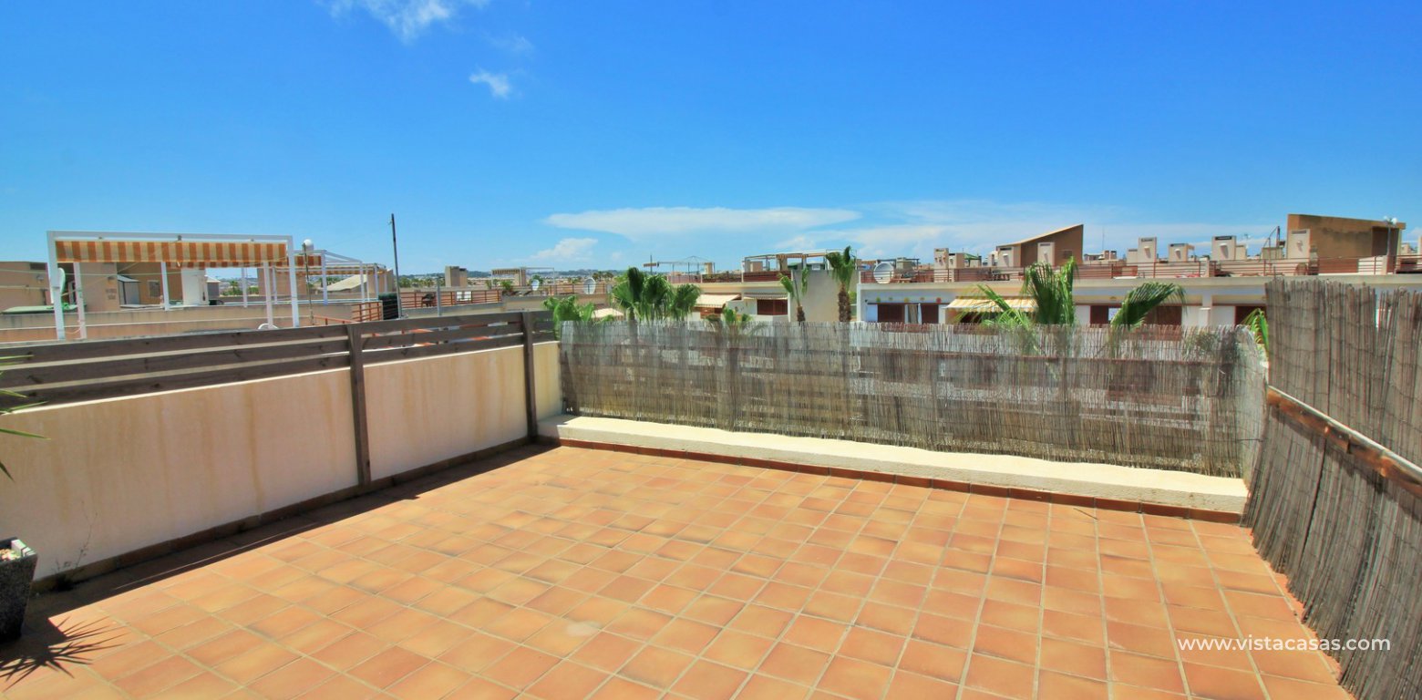 Penthouse apartment for sale El Rincon Playa Flamenca solarium