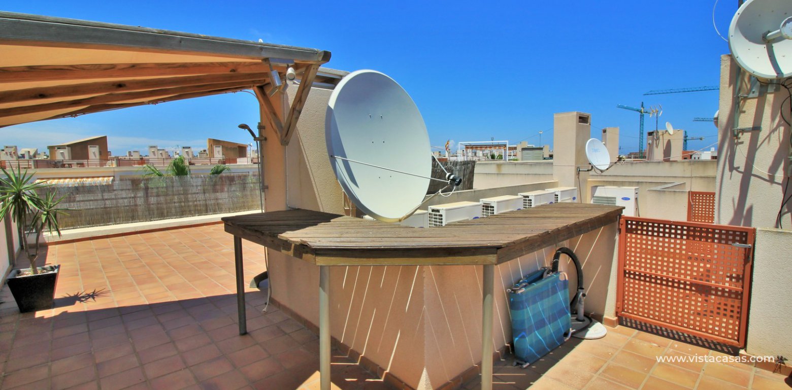 Penthouse apartment for sale El Rincon Playa Flamenca roof terrace 2