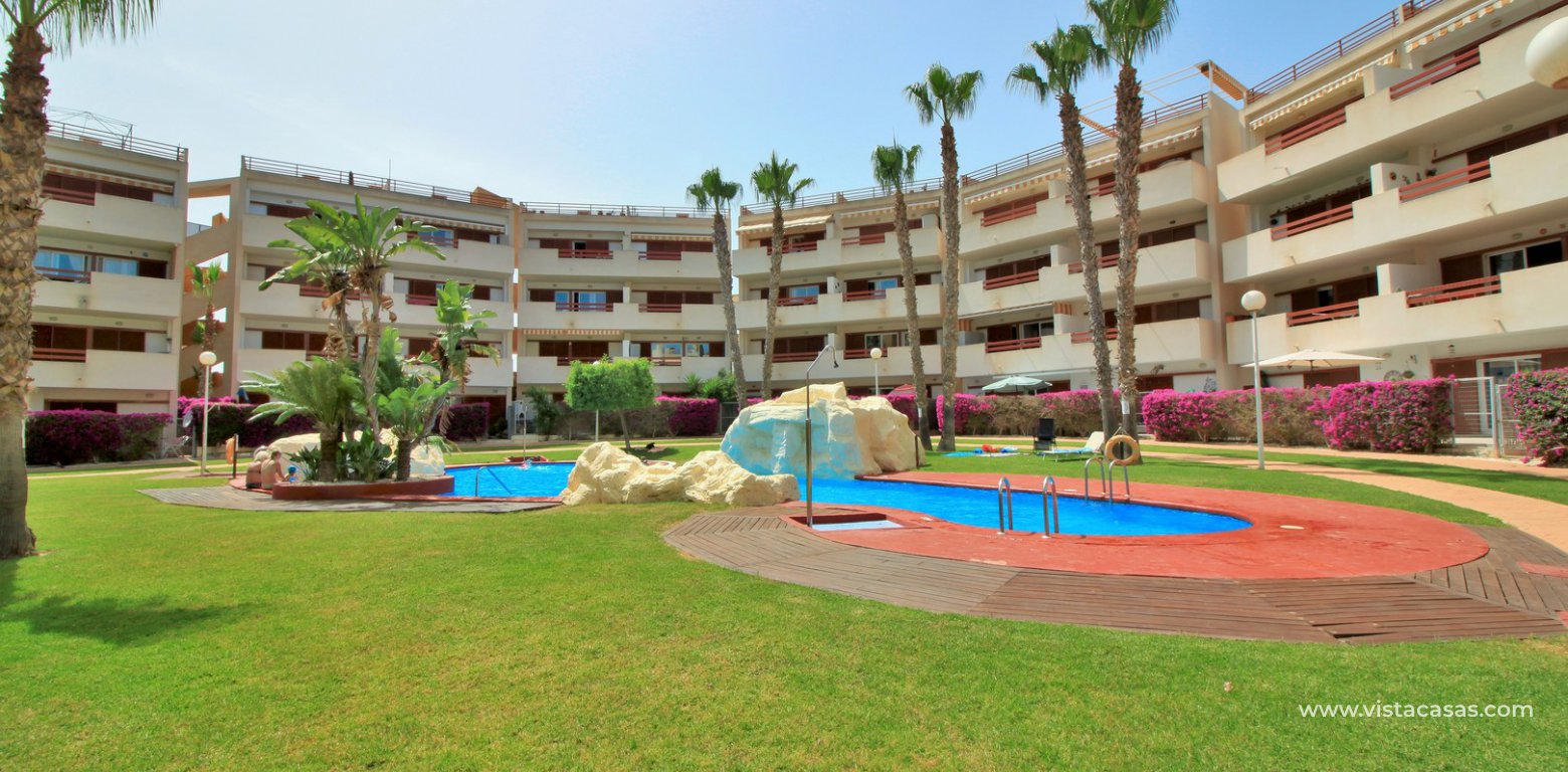 Penthouse apartment for sale El Rincon Playa Flamenca communal pool gardens