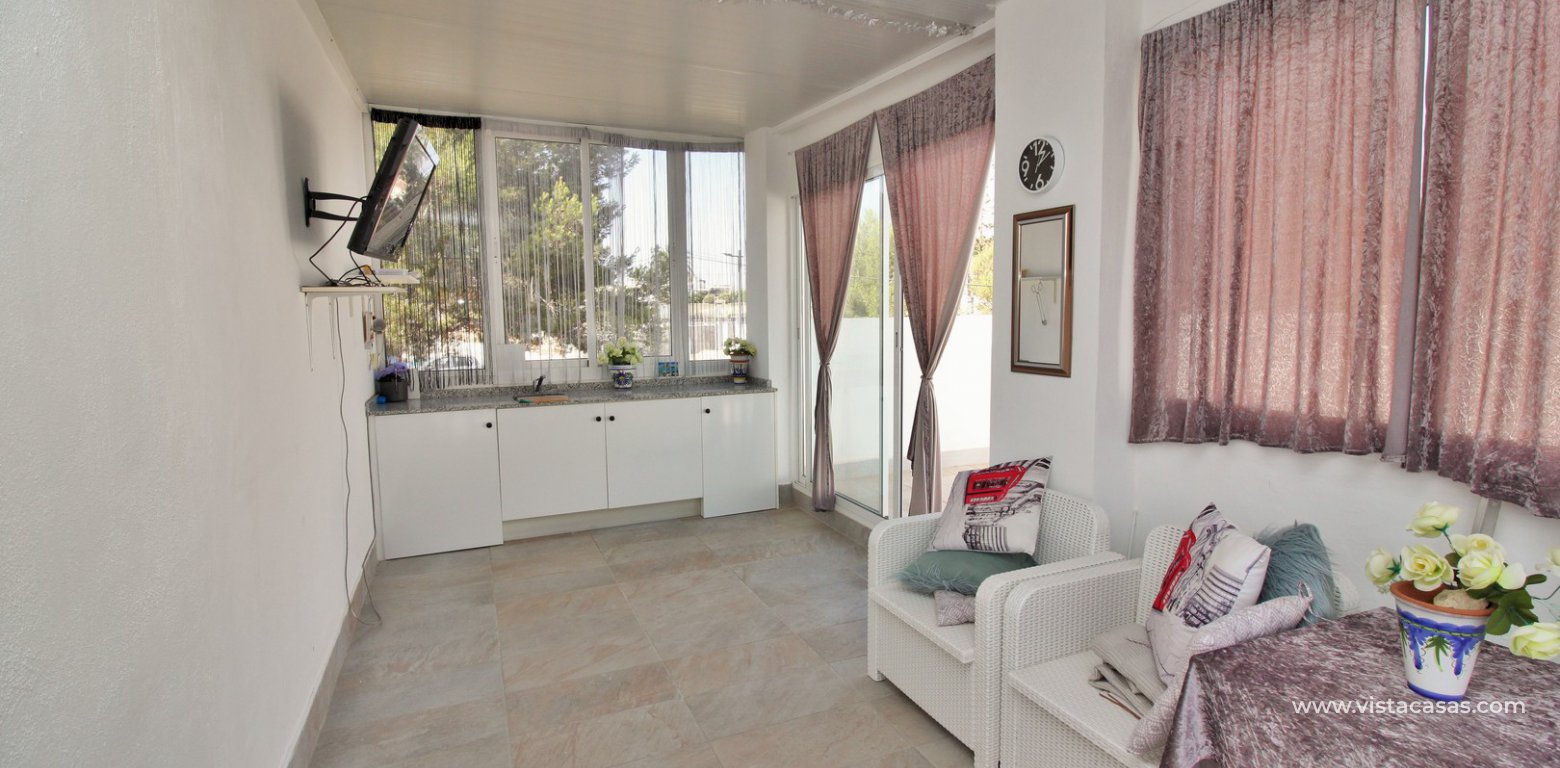 Renovated bungalow for sale Villamartin conservatory