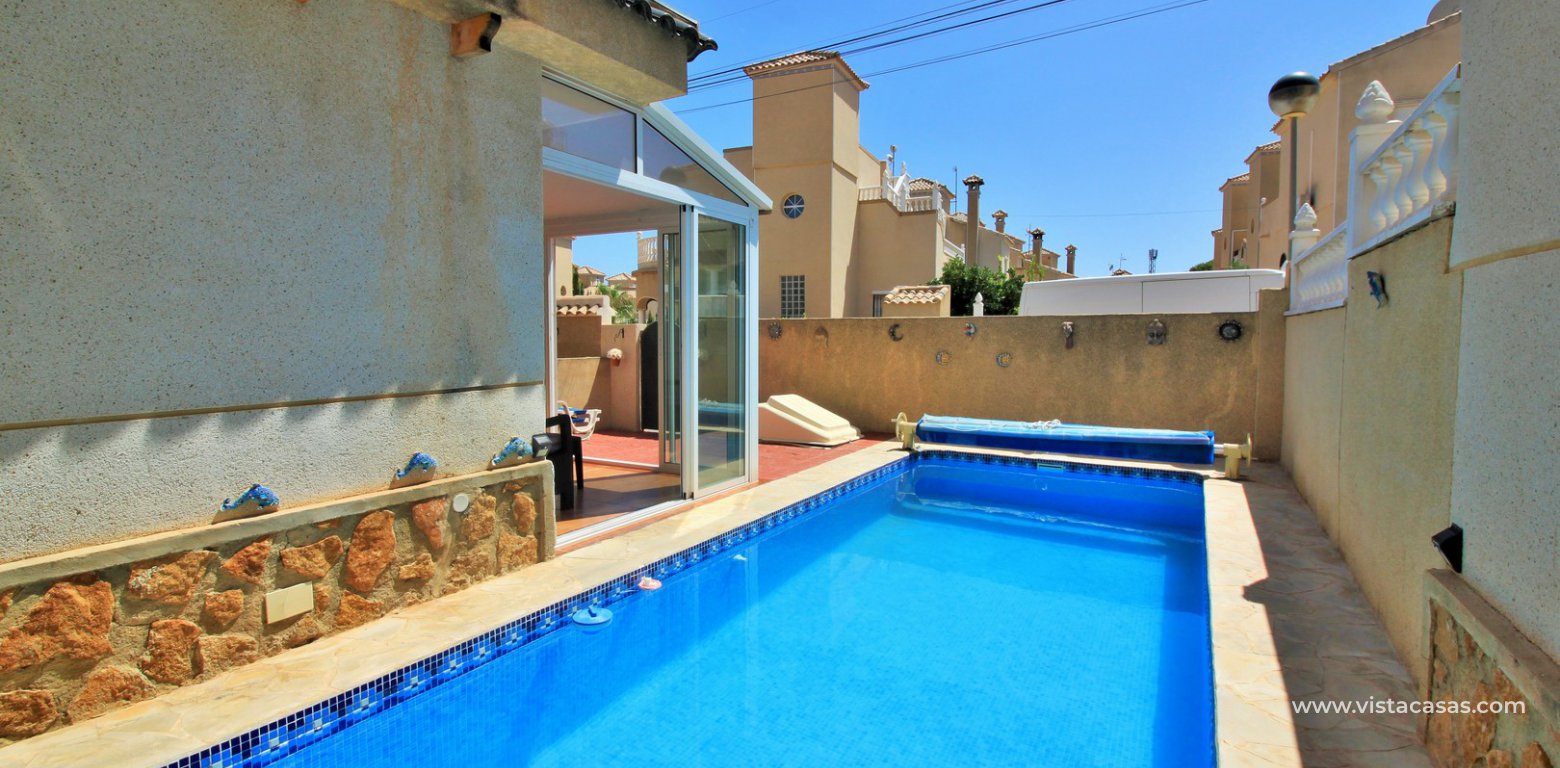 Detached villa with private pool for sale Villamartin pool