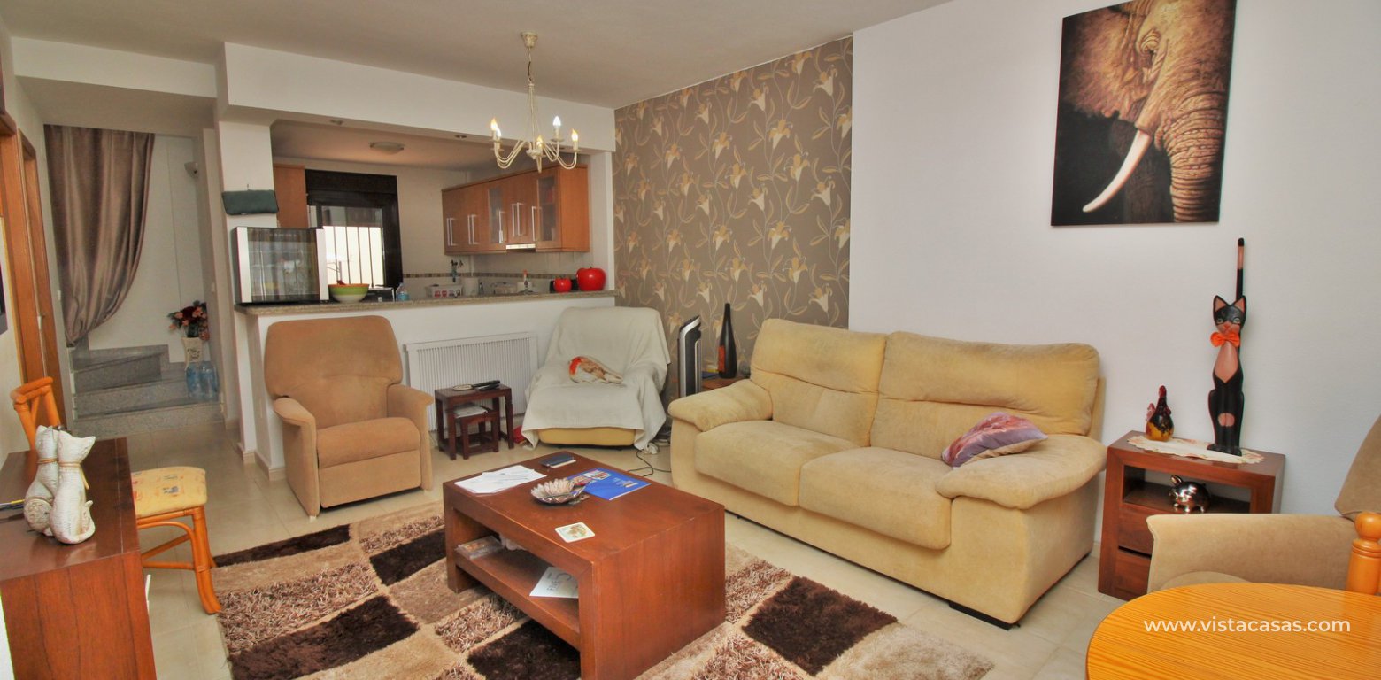 3 bedroom villa for sale overlooking the pool El Palmeral Pau 8 Villamartin lounge