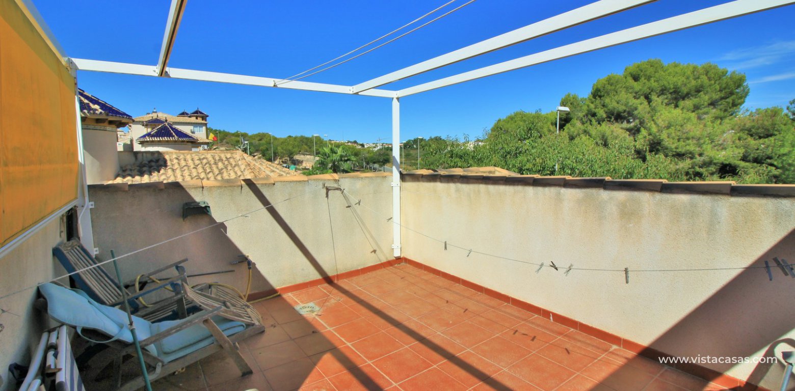 Detached villa for sale Pinada Golf Villamartin solarium