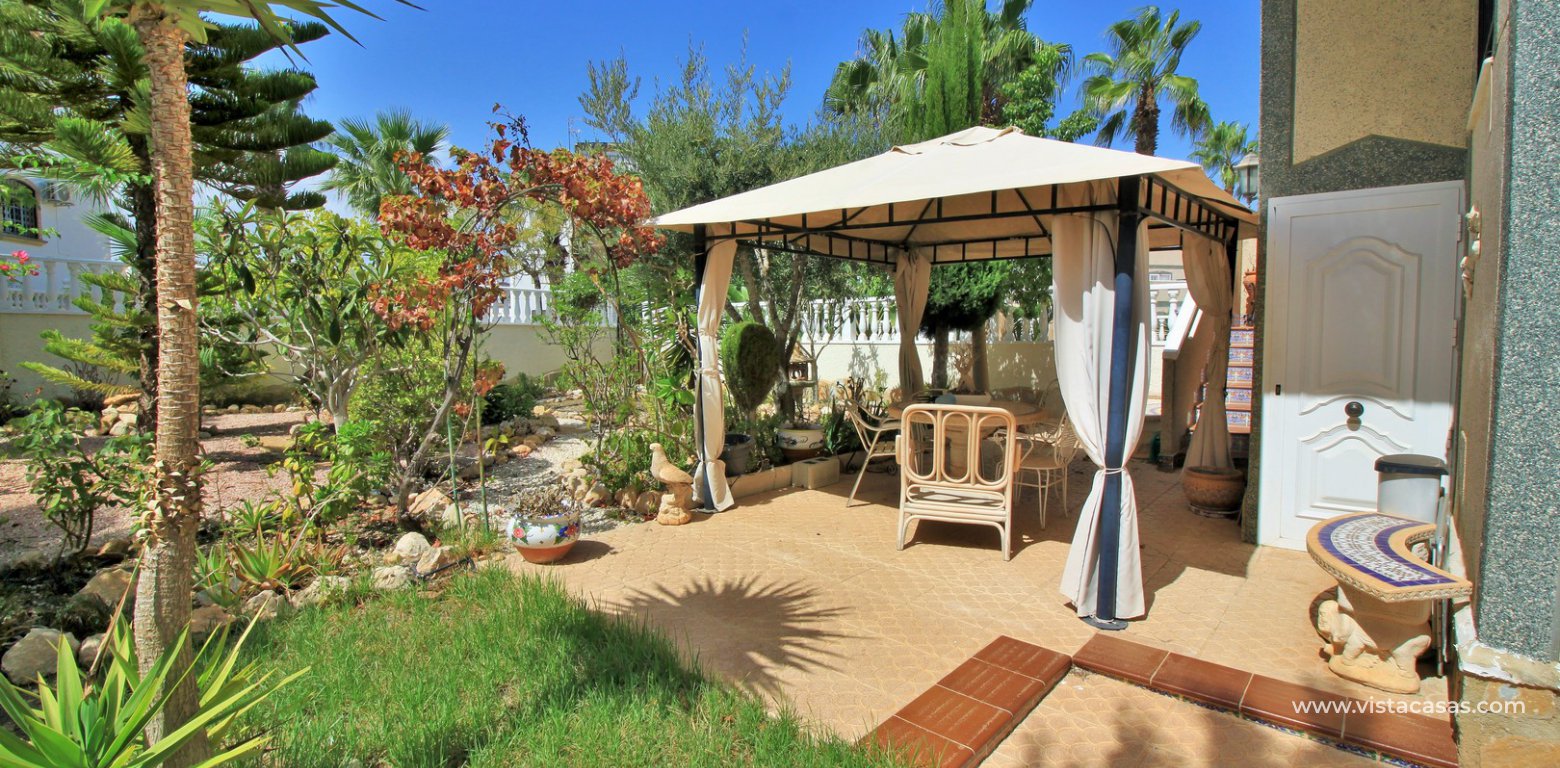 Detached villa for sale Las Violetas Villamartin rear garden