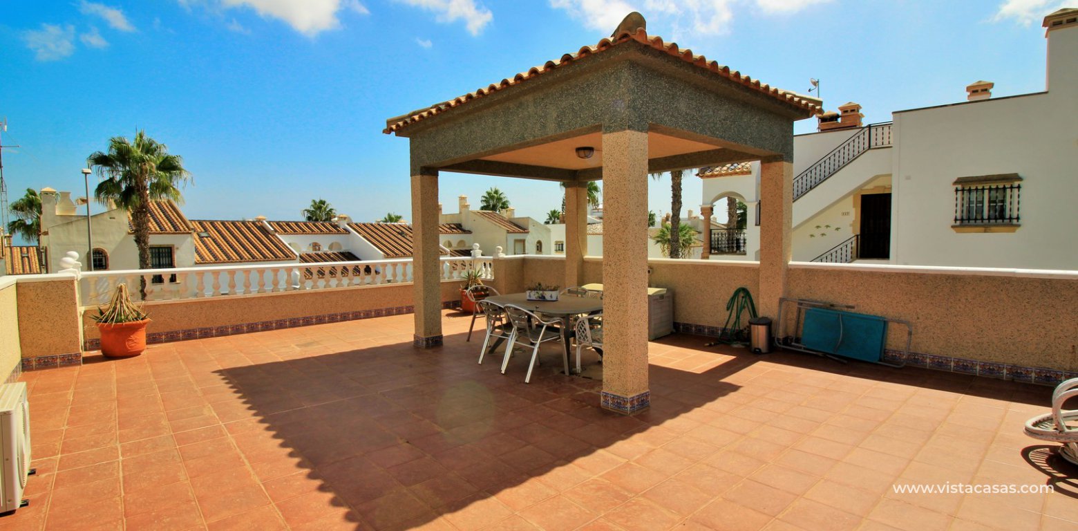 Detached villa for sale Las Violetas Villamartin roof terrace