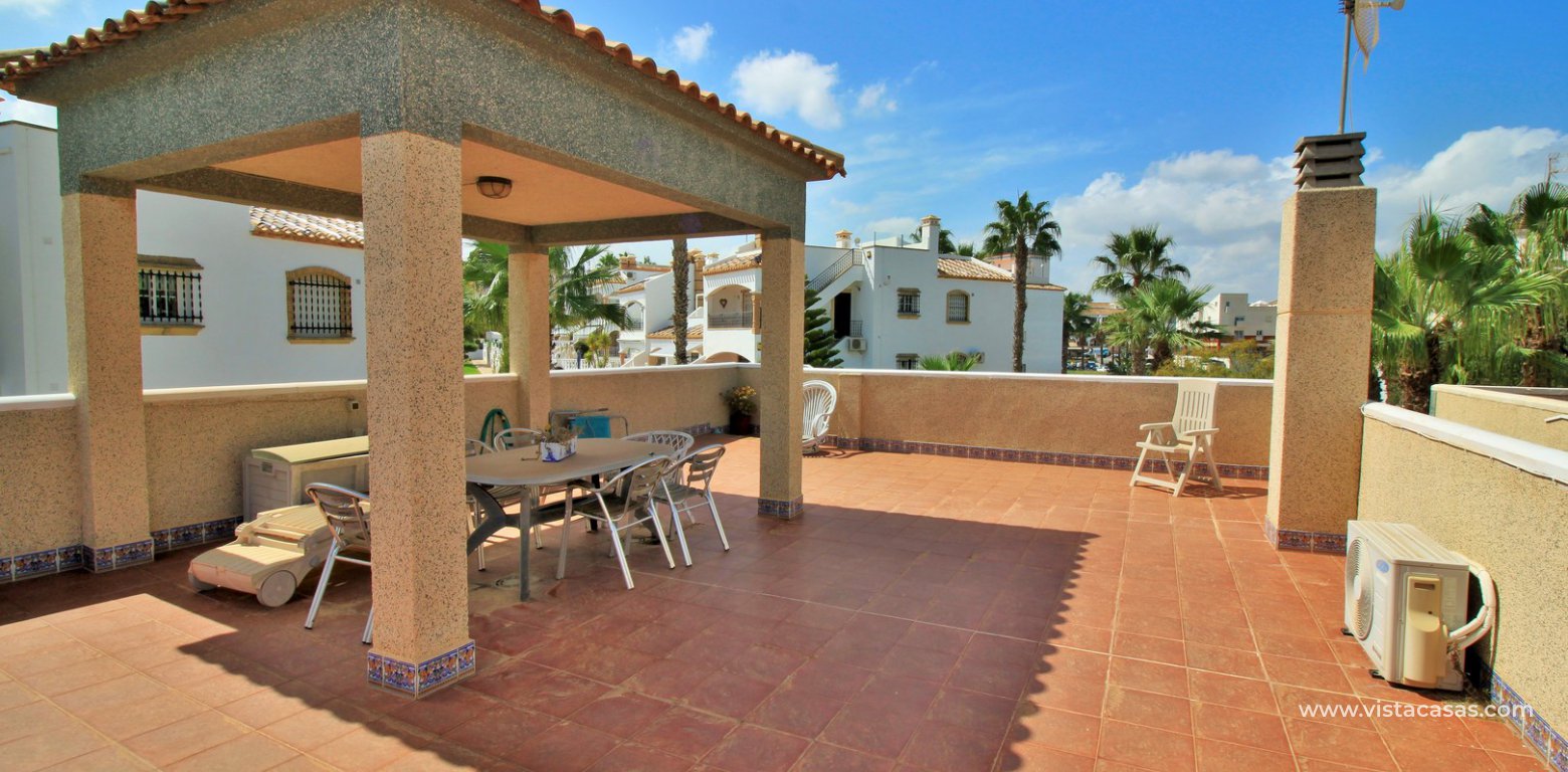 Detached villa for sale Las Violetas Villamartin roof solarium