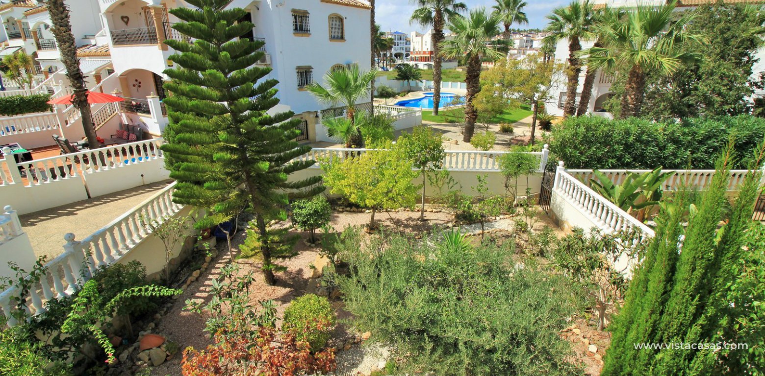 Detached villa for sale Las Violetas Villamartin back garden