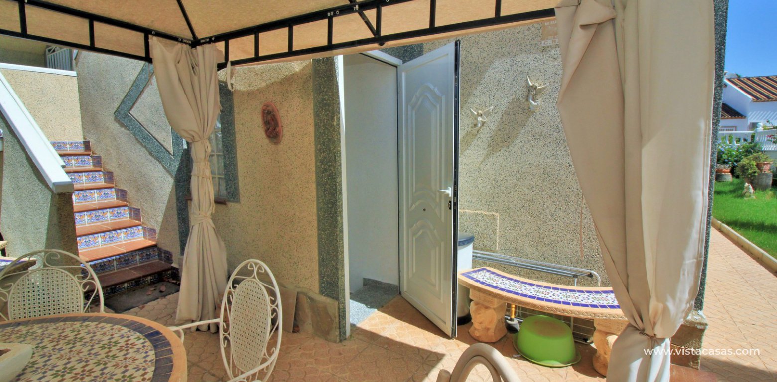 Detached villa for sale Las Violetas Villamartin underbuild entrance