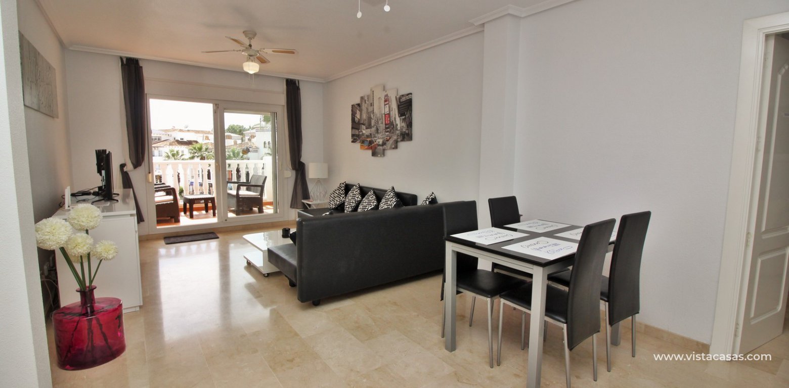 penthouse apartment for sale Las Violetas Villamartin living dining area
