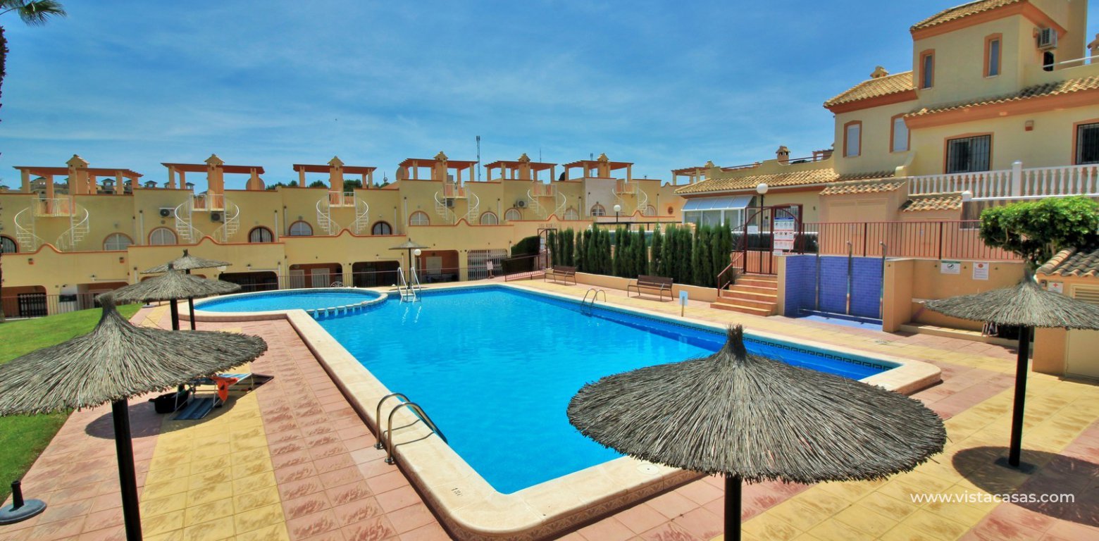 South facing 2 bedroom townhouse for sale Florida Golf Villamartin pool