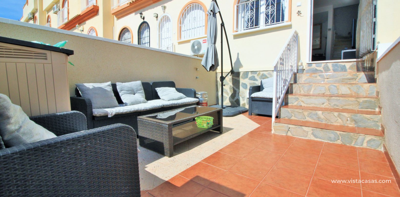 South facing 2 bedroom townhouse for sale Florida Golf Villamartin garden
