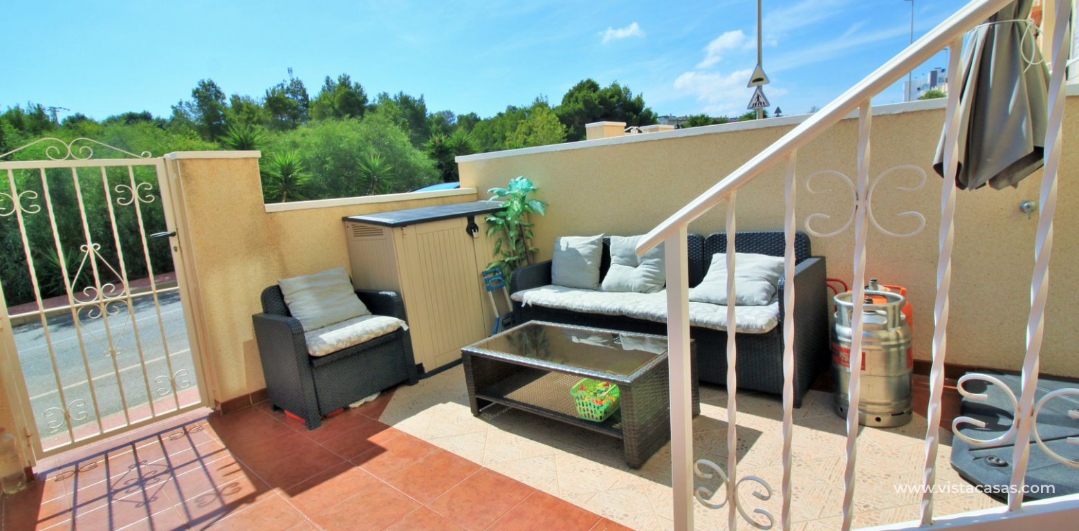 South facing 2 bedroom townhouse for sale Florida Golf Villamartin garden 1