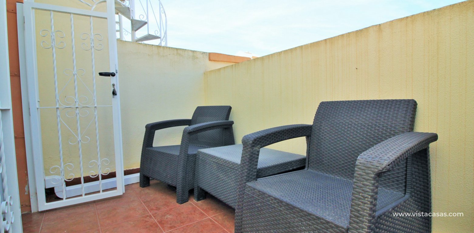South facing 2 bedroom townhouse for sale Florida Golf Villamartin balcony 1