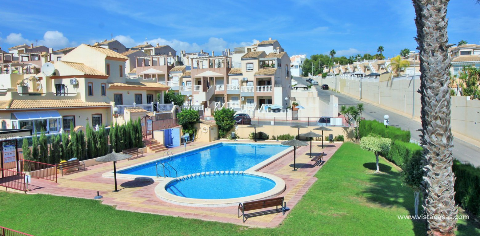 South facing 2 bedroom townhouse for sale Florida Golf Villamartin pool view