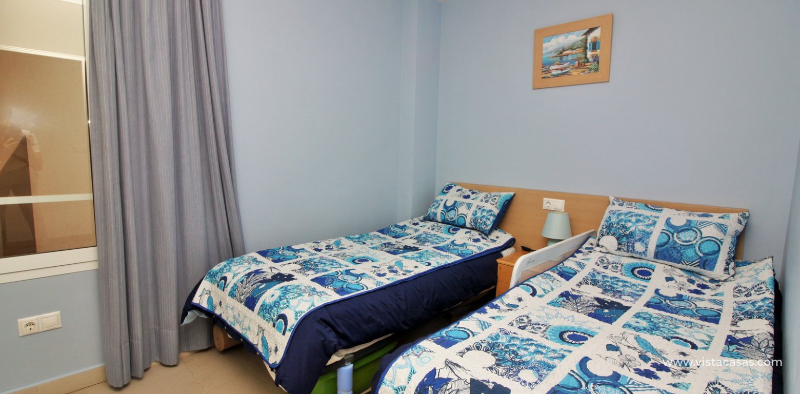 El Rincon apartment for sale Playa Flamenca twin bedroom