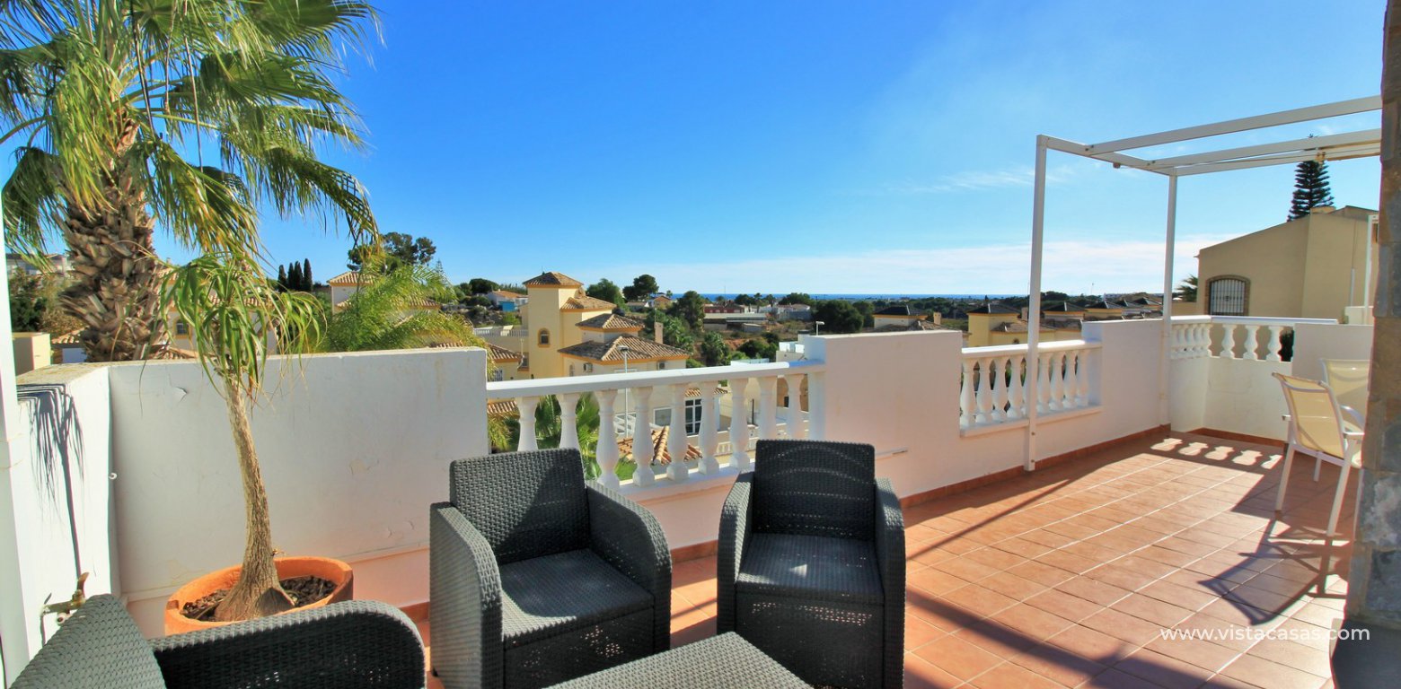 Ibiza style villa for sale R15 Los Dolses terrace 1