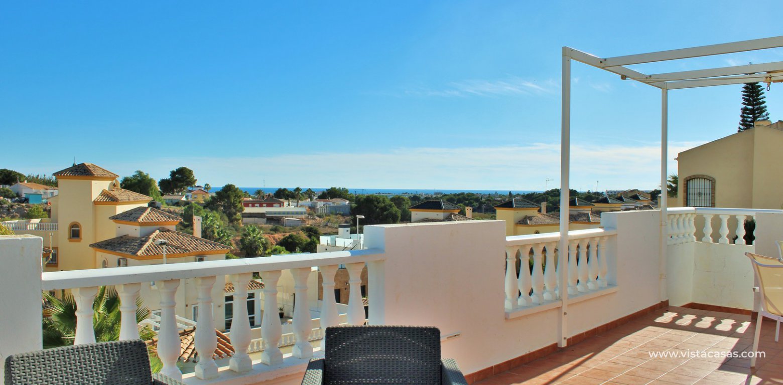 Ibiza style villa for sale R15 Los Dolses terrace sea views