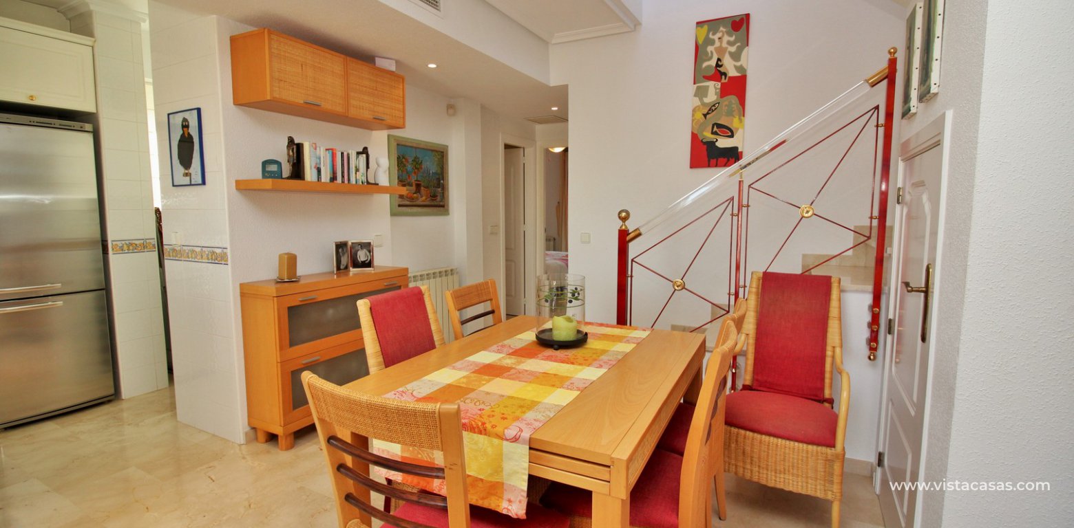 Ibiza style villa for sale R15 Los Dolses dining area