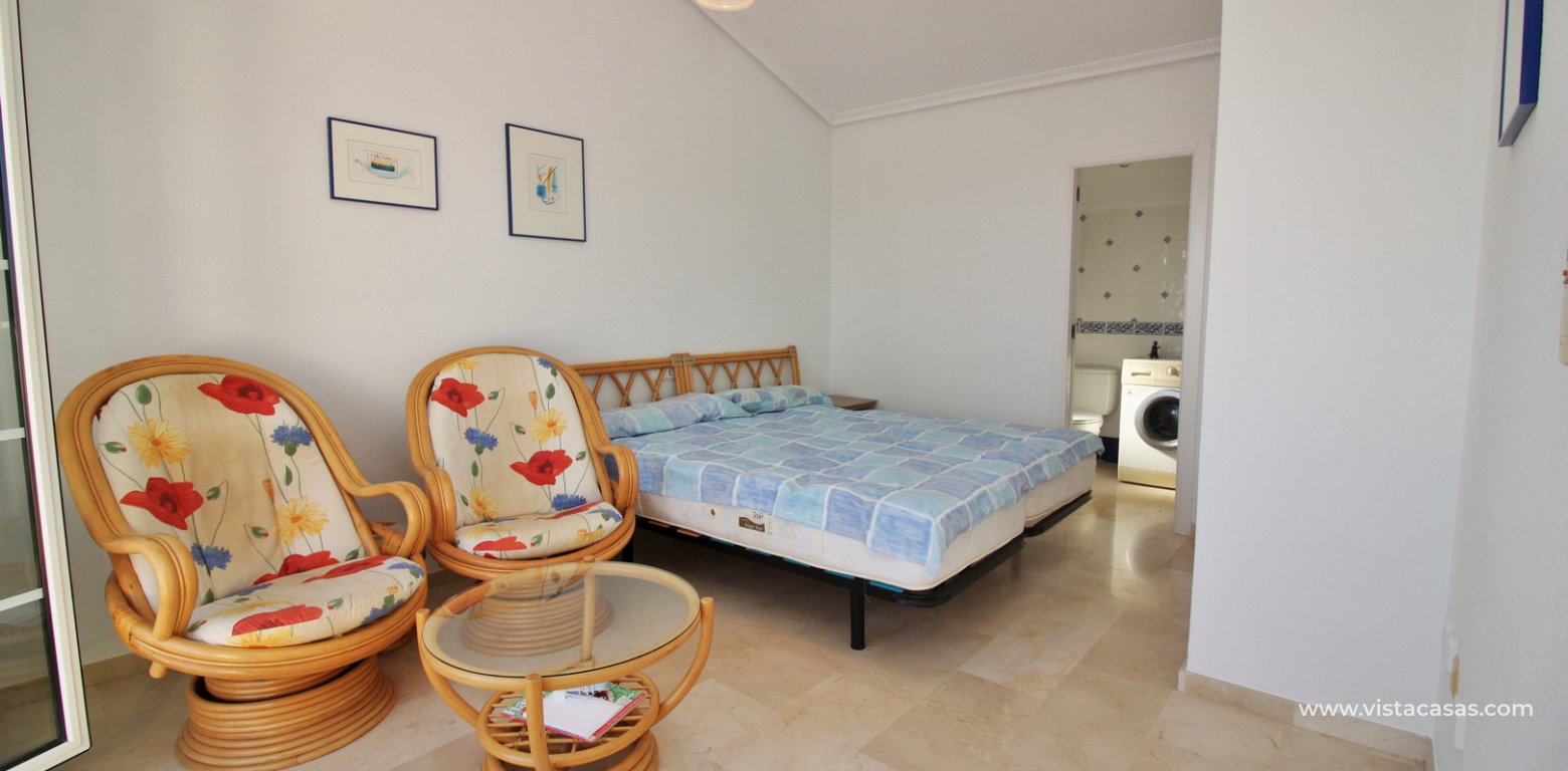 Ibiza style villa for sale R15 Los Dolses master bedroom