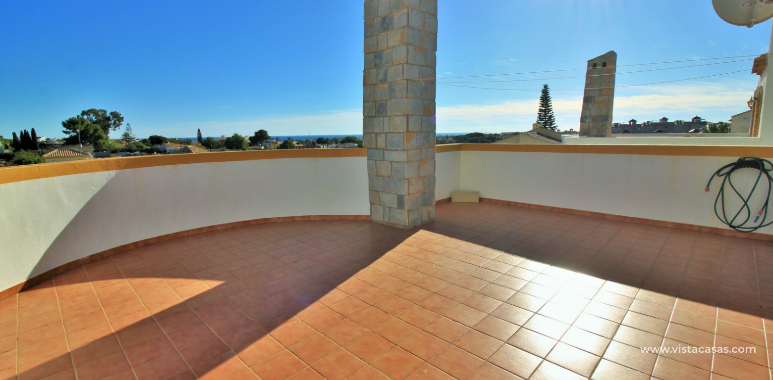 Ibiza style villa for sale R15 Los Dolses solarium