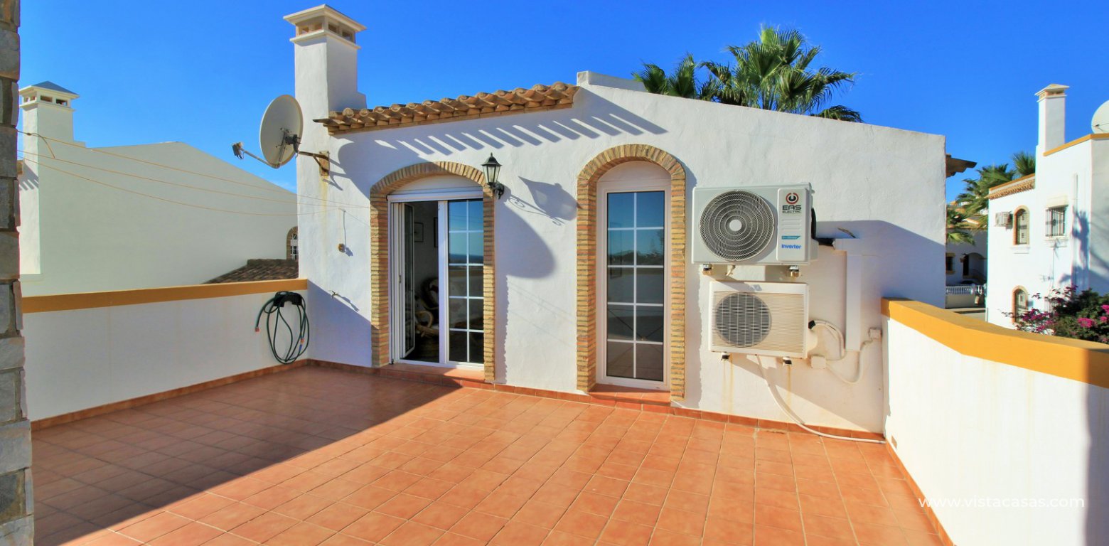 Ibiza style villa for sale R15 Los Dolses roof solarium