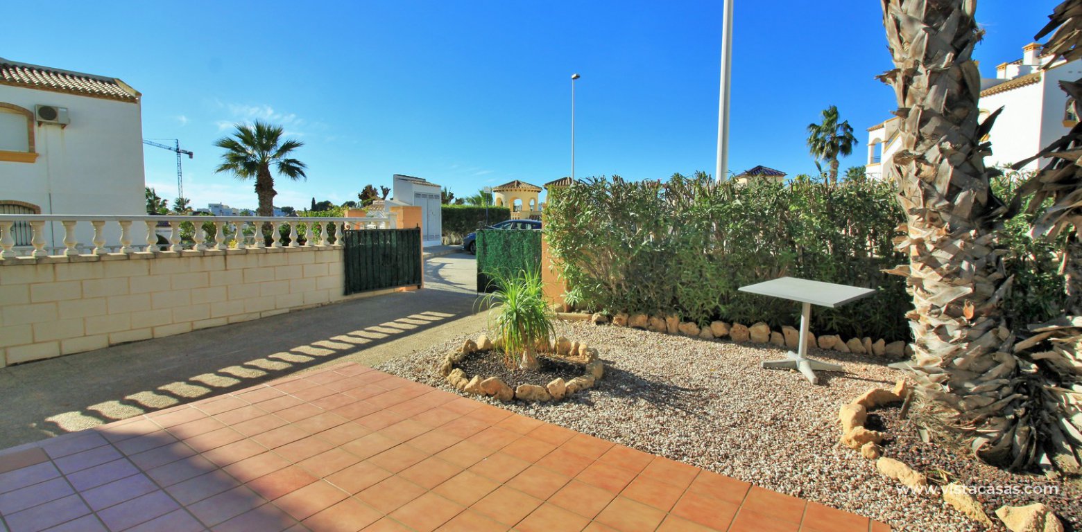 Ibiza style villa for sale R15 Los Dolses rear terrace