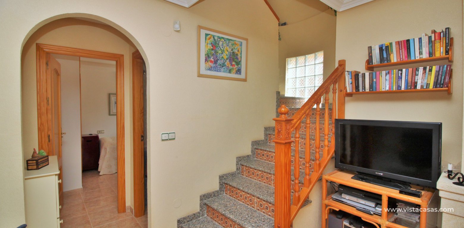 South facing Zodiaco quad for sale Playa Flamenca staircase