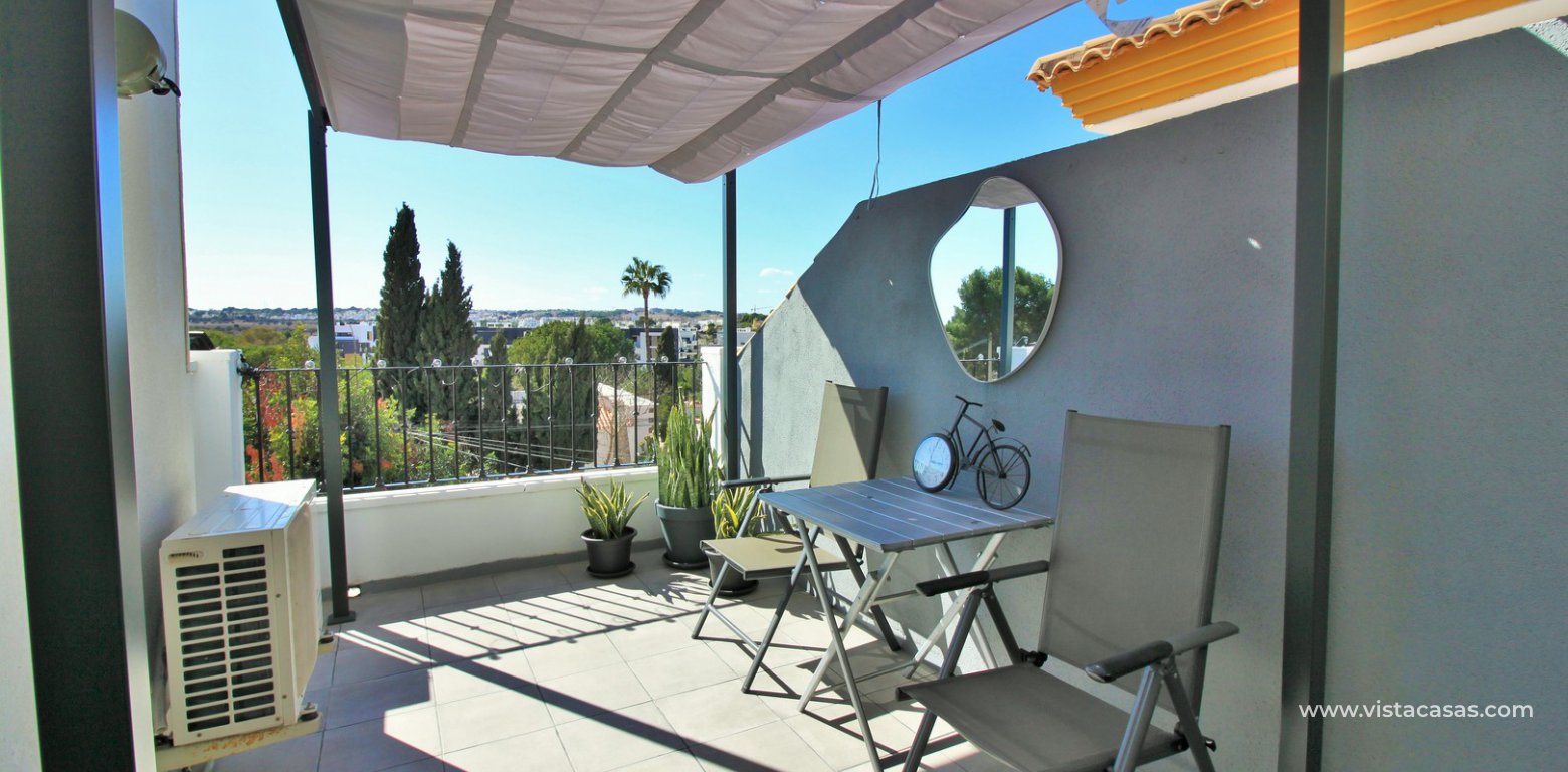 Renovated townhouse for sale Laderas del Sol La Florida roof terrace