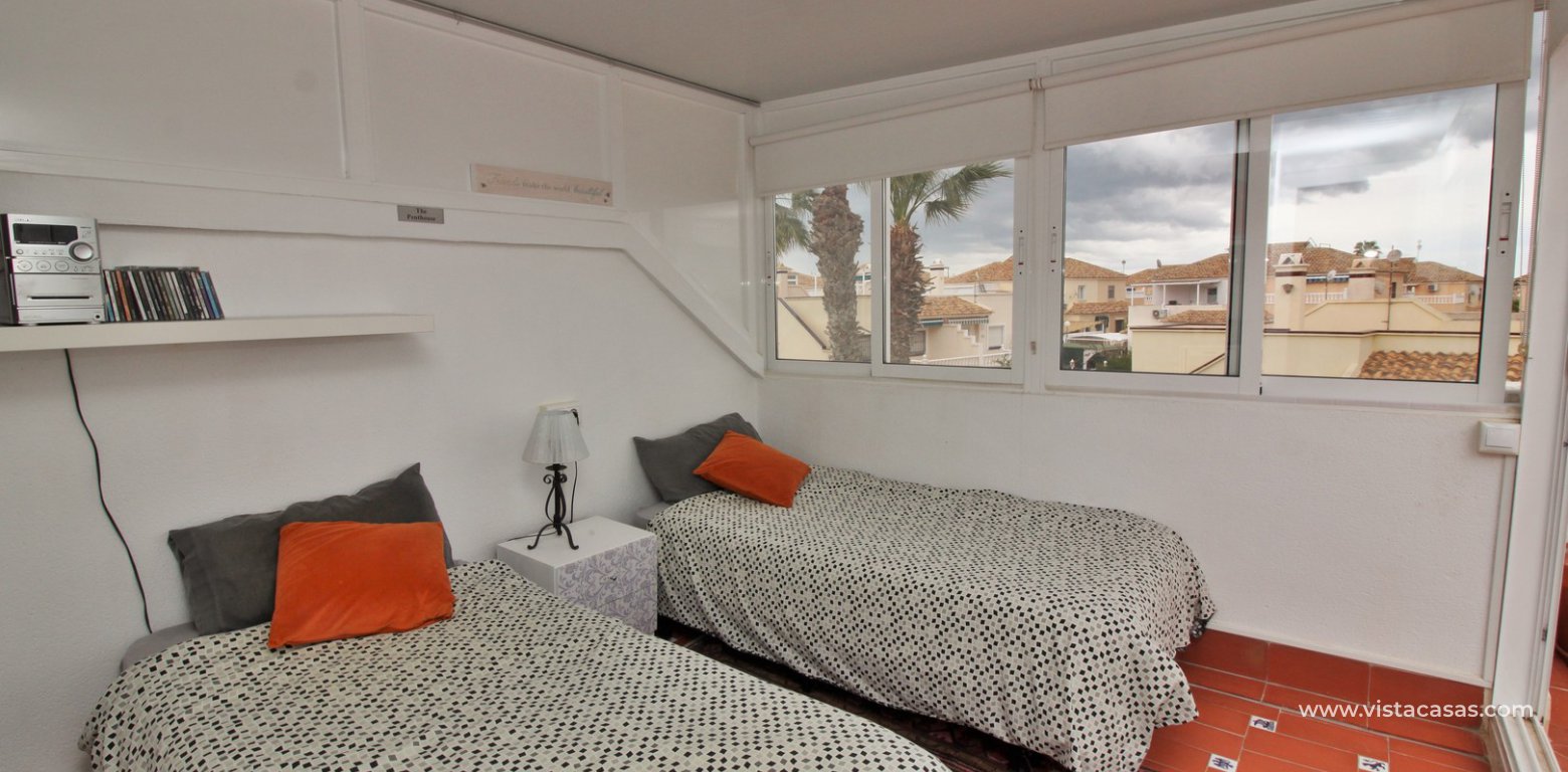 South facing Jumilla bungalow for sale Playa Flamenca annex bedroom